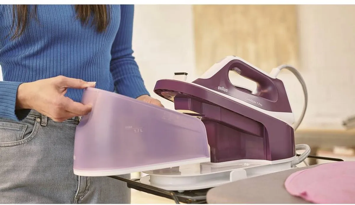 Braun CareStyle 1 Pro IS1514VI - Stoomgenerator - 2200 W - 1,7 L - Keramische zoolplaat - Paars