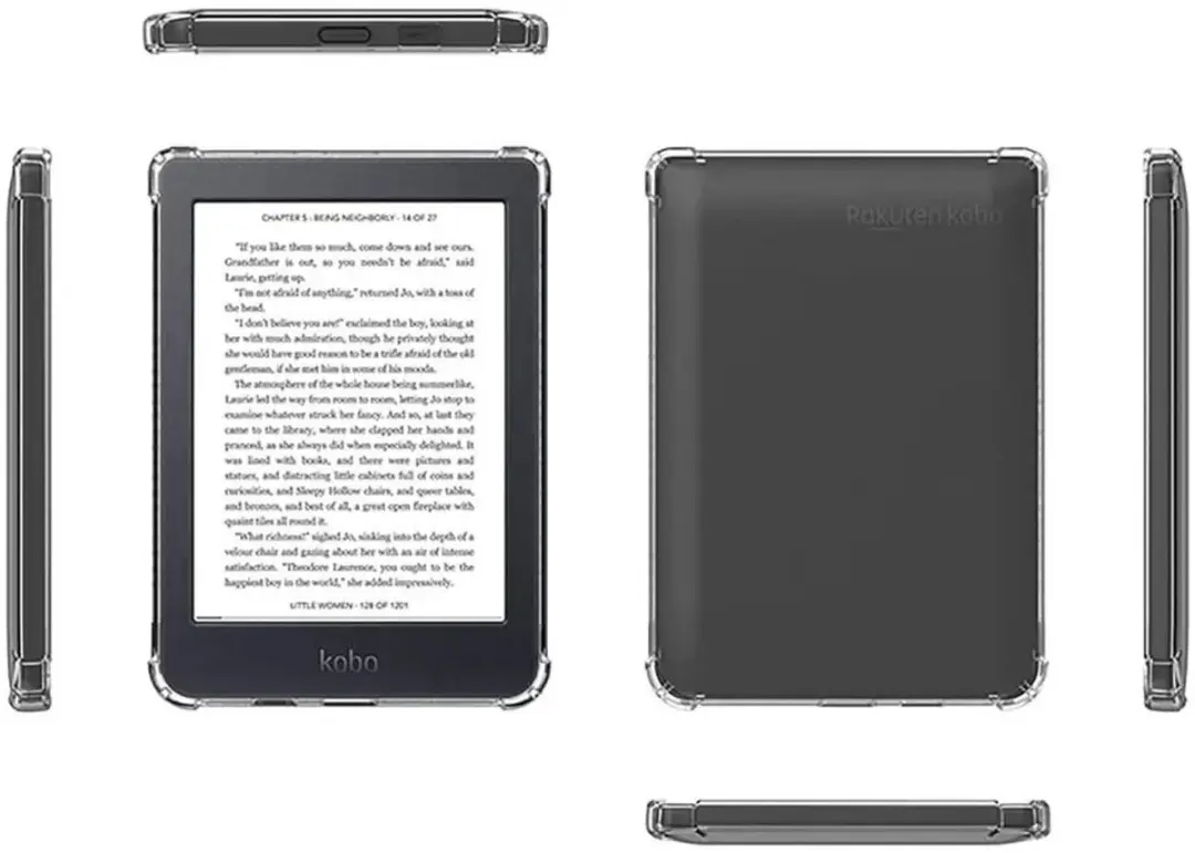 Selected by GSMpunt Schokbestendige TPU Hoes Kobo Clara HD - Transparant