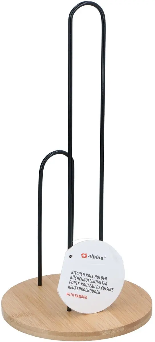 Alpina Keukenrolhouder Ø14,5x30,2cm - Meerkleurig