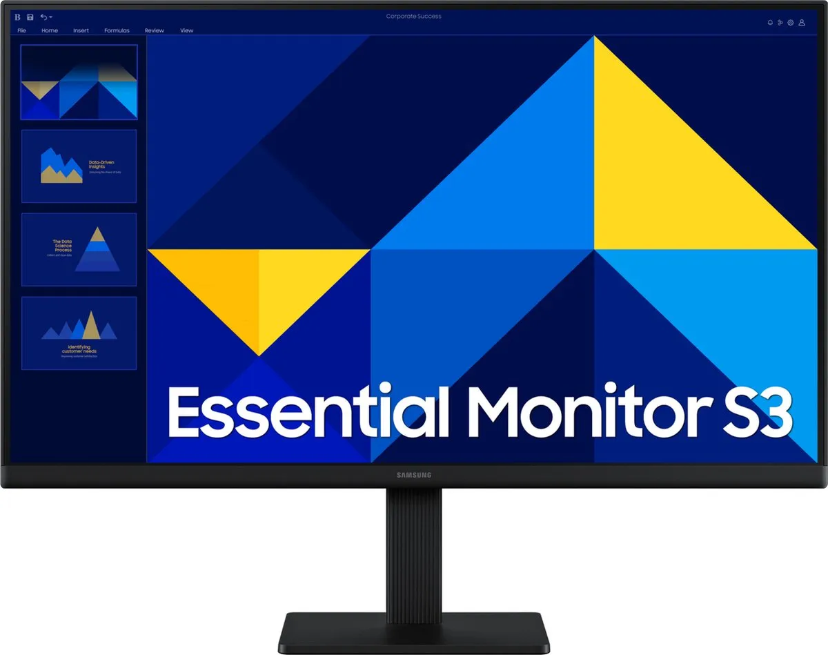 Samsung Essential S30GD LS24D300GAUXEN Monitor 24" Full HD - 100Hz - Zwart - afbeelding 6 van 6