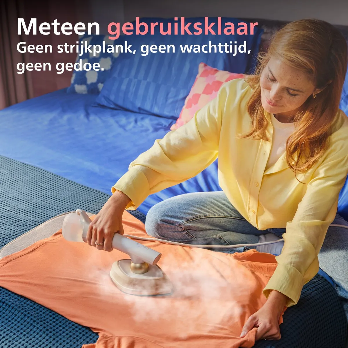 Philips OneTurn GC213/10 Hybride Stoomstrijkijzer - Wit - afbeelding 6 van 6
