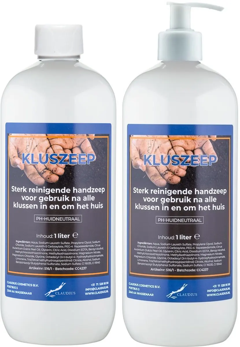 Splashbox Cosmetics Kluszeep 2x1L - met pomp - afbeelding 2 van 2