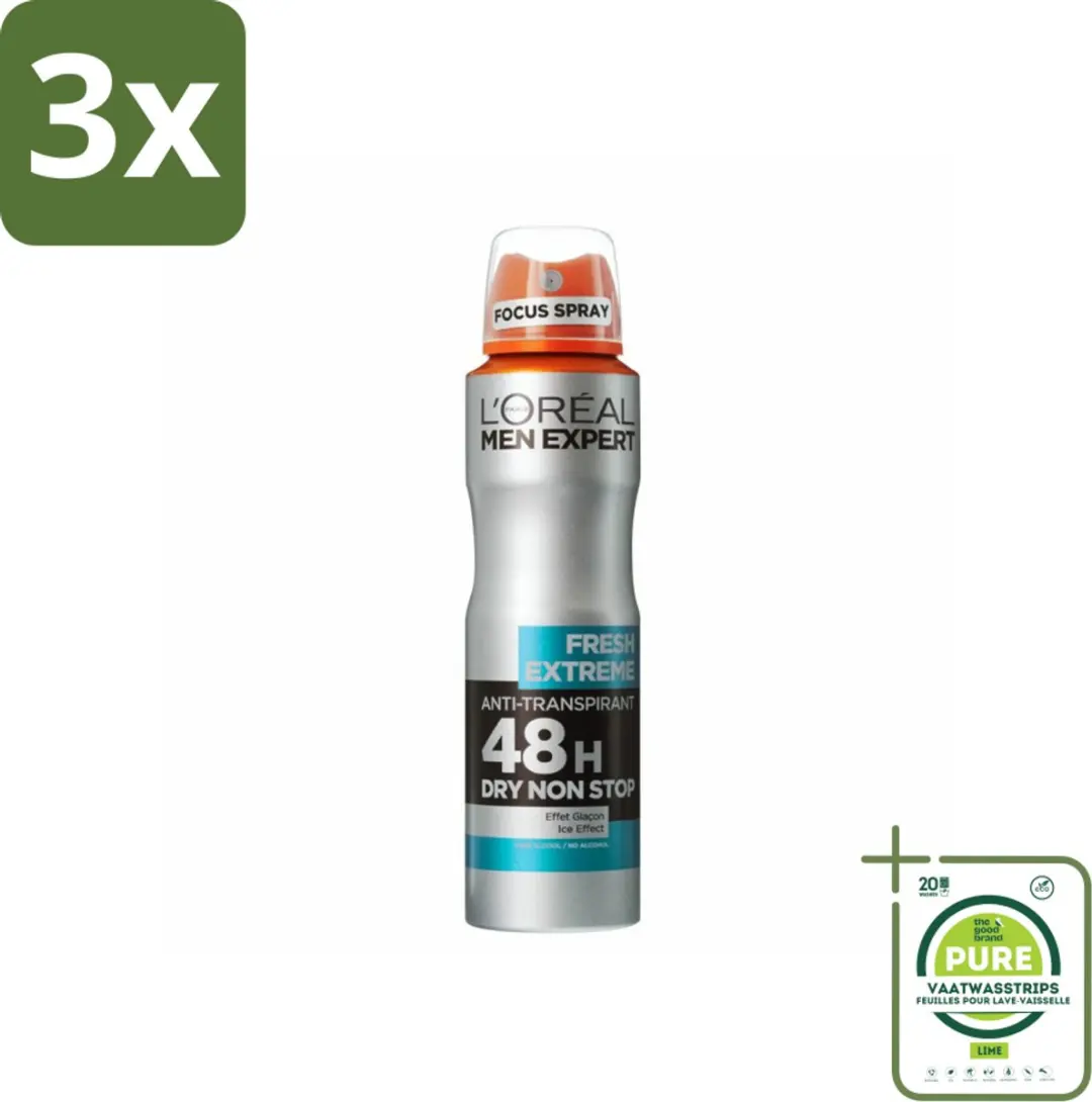 L'Oréal Men Expert Deodorant Spray Fresh Extreme 150ml
