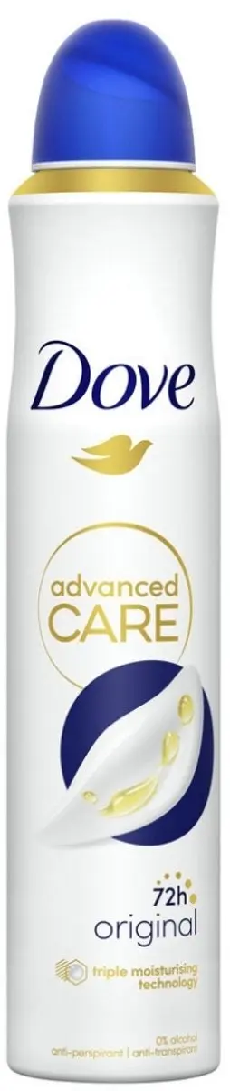 Dove Deodorant Spray Advanced Care 1000ml - 5 Stuks