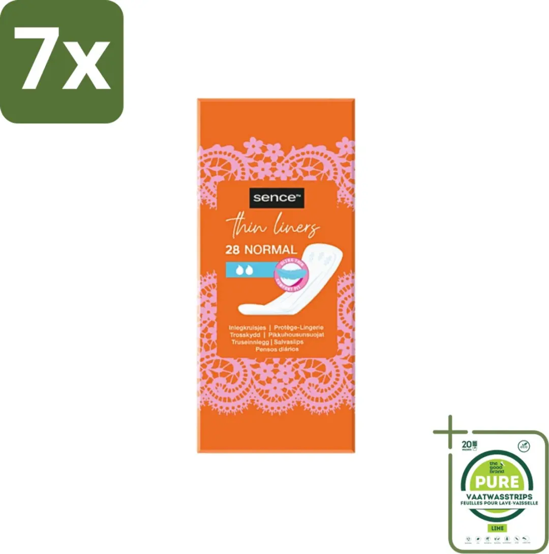 Sence Dagelijks Comfort Inlegkruisjes 28 Stuks - 7x4