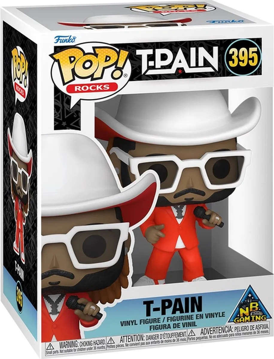 Funko Pop #395 T-Pain Pop Rocks NB Gaming - Multi