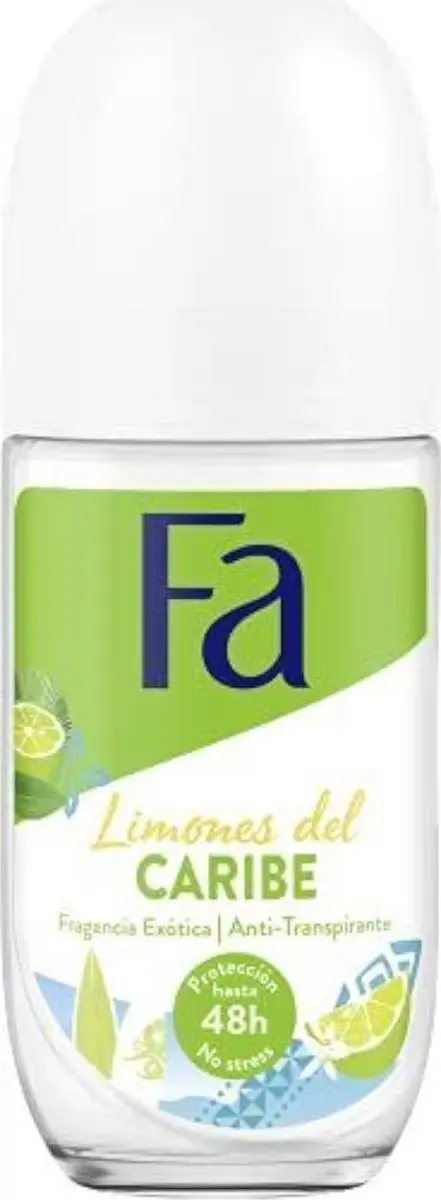 Fa Deodorant Roller Caribbean Lemon 50ml - 20 Stuks