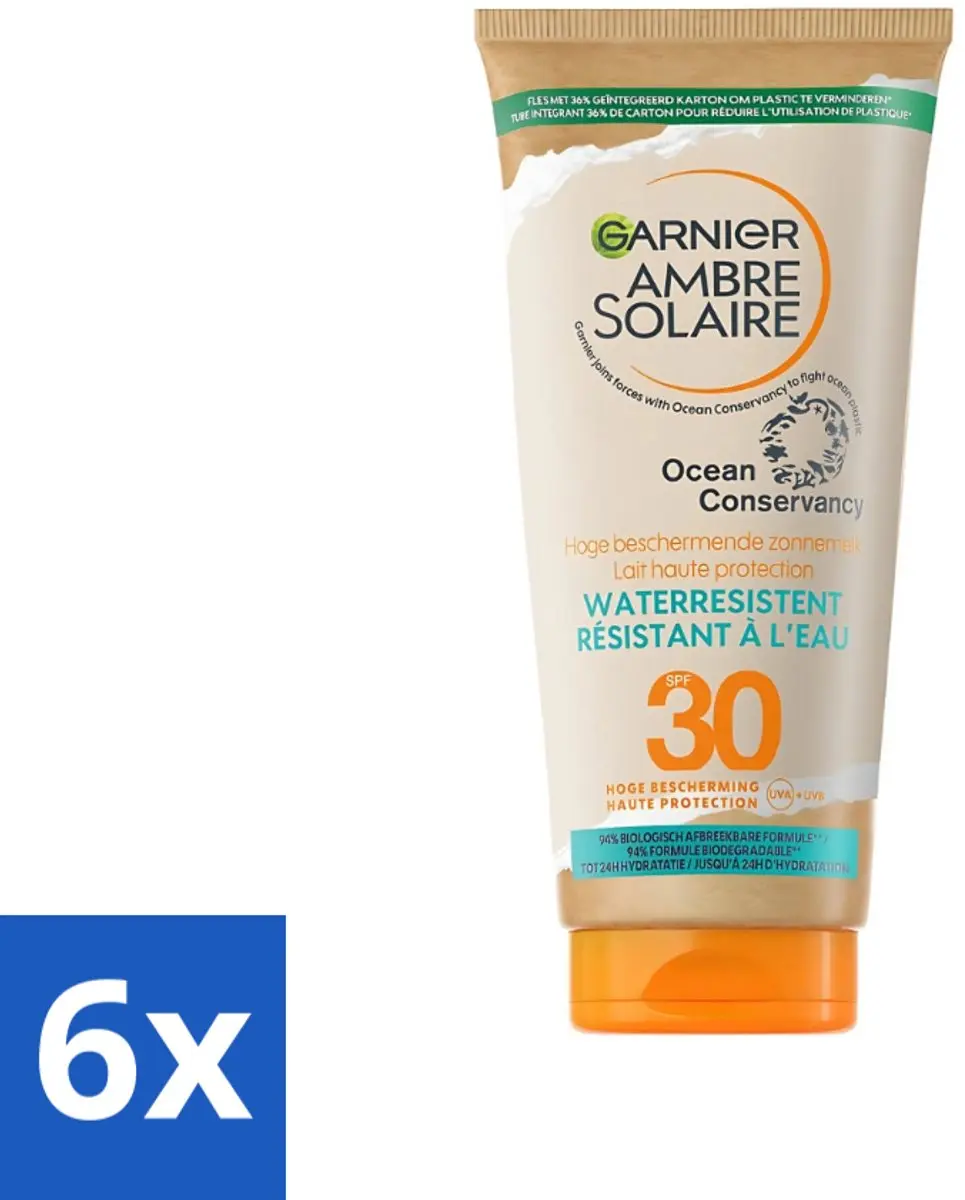 Garnier Ambre Solaire SPF 30 Waterresistente Zonnebrandmelk 175ml