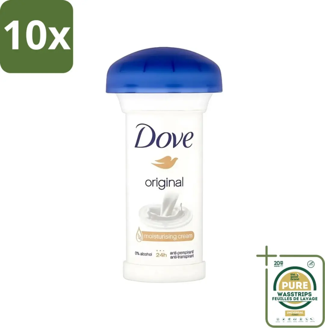 Dove Original Roll-on Deodorant 50ml - 10 Stuks - afbeelding 2 van 2