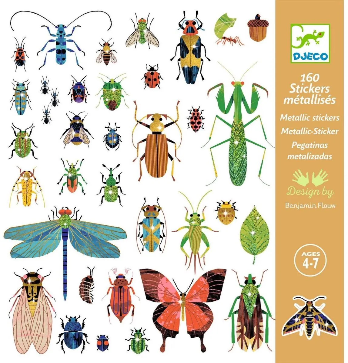 Djeco Microcosmos - Speelgoed 160 Stuks - Multicolor