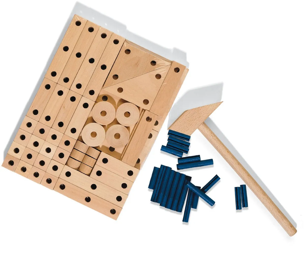 SES Creative Hout Knutselset Montessori - 3 Stuks