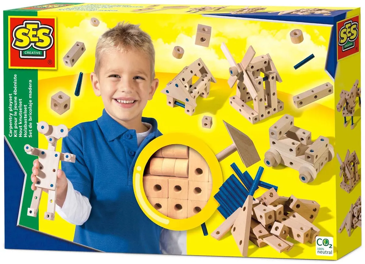 SES Creative Hout Knutselset Montessori