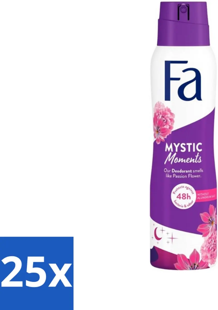 Fa Deodorant Spray Mystic Moments Passiebloem 150ml