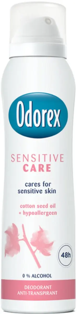 Odorex Deodorant Spray Sensitive Care 150ml - 7 Stuks
