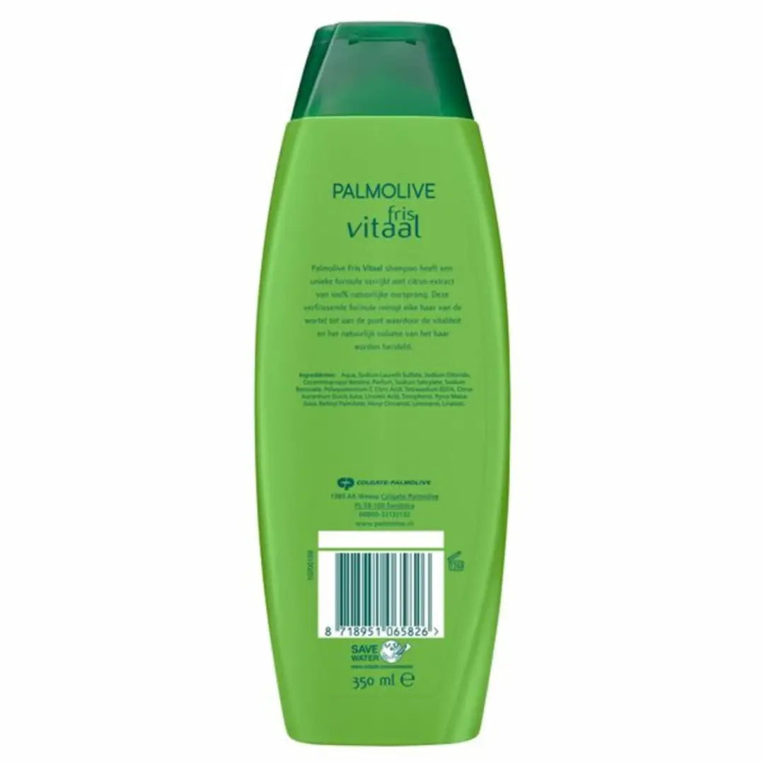 Palmolive Shampoo Fris Vitaal 350ml - 10 Stuks