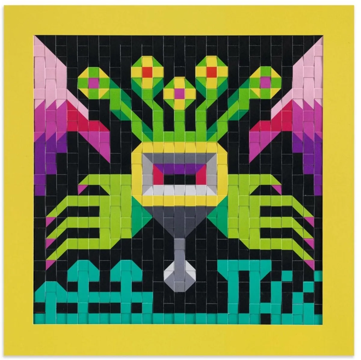 Djeco Creatief Papier Invaders Knutselset - Meerkleurig