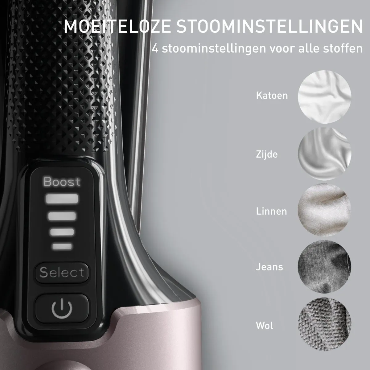 Tefal Pure Force DT8765 Kledingstomer - 1800W - Zwart