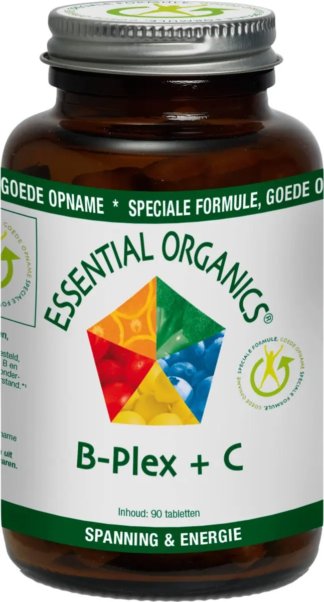 Essential Organics B-Plex + C 90 Tabletten