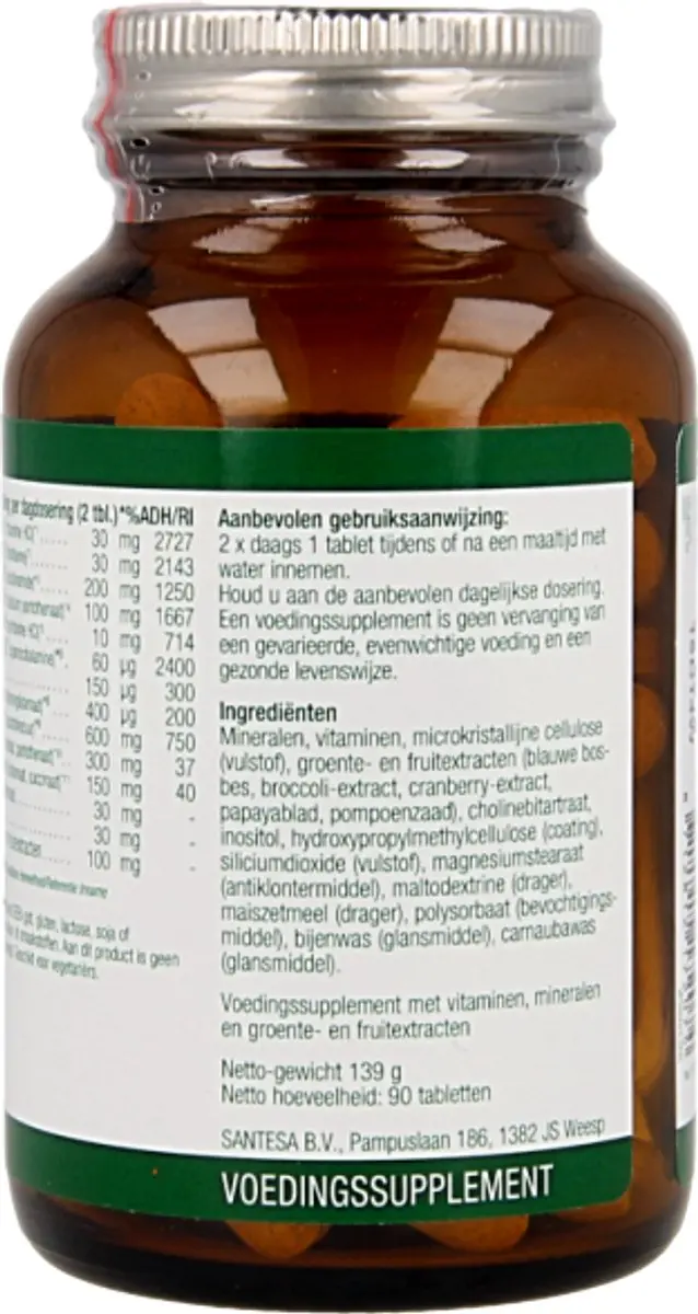 Essential Organics B-Plex + C 90 Tabletten