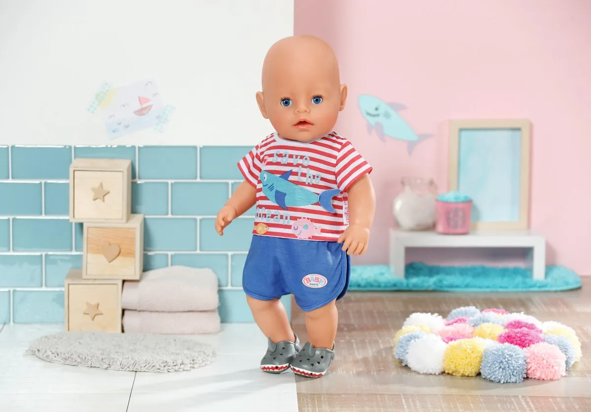 Baby Born Bad Pyjama Haaienthema 834268 - 0-1 maand