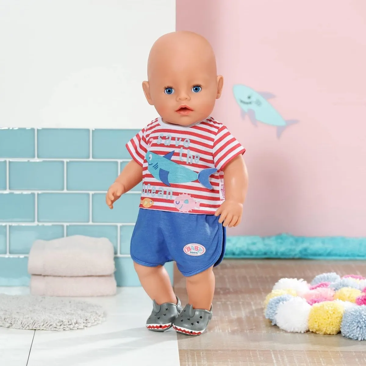 Baby Born Bad Pyjama Haaienthema 834268 - 0-1 maand - afbeelding 6 van 6