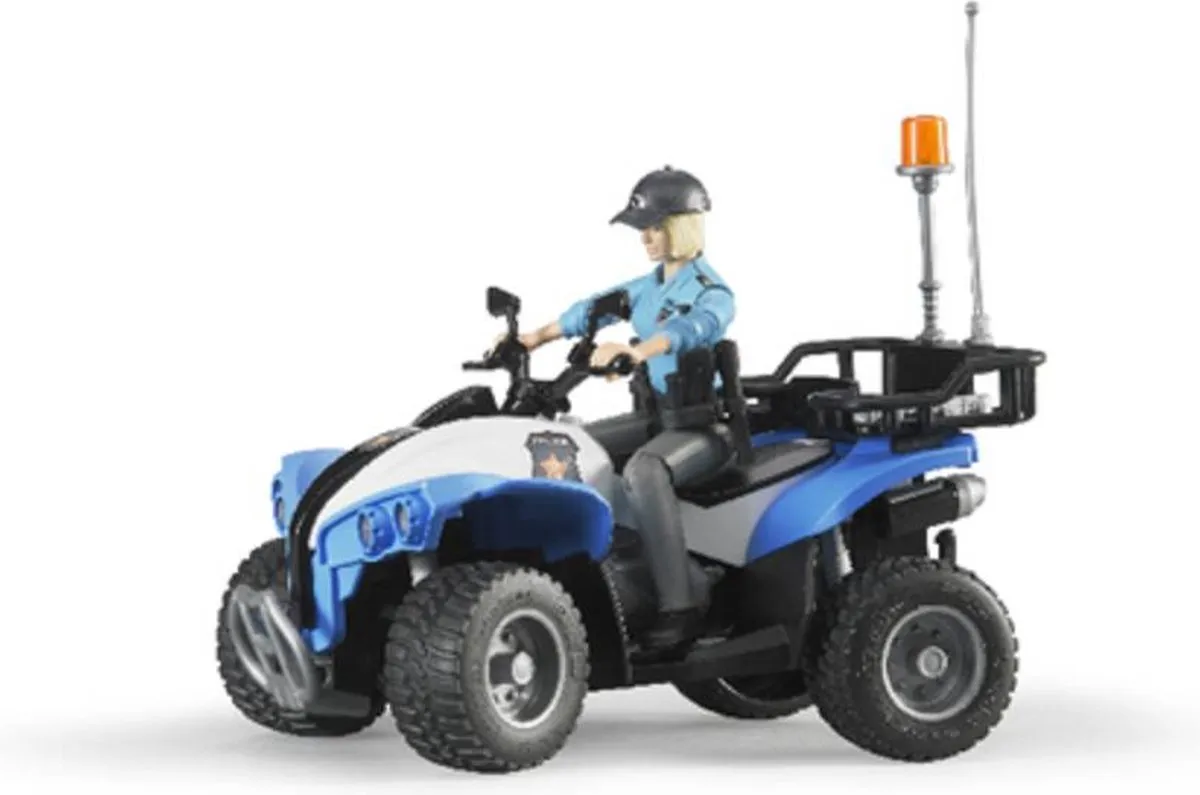 Bruder Politie Quad 63010 - Speelgoed met politievrouw