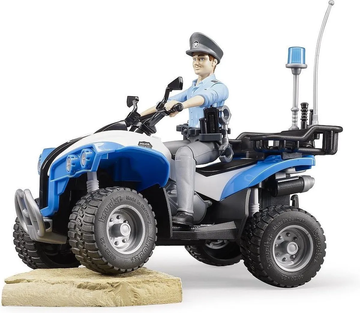 Bruder Politie Quad 63010 - Speelgoed met politievrouw
