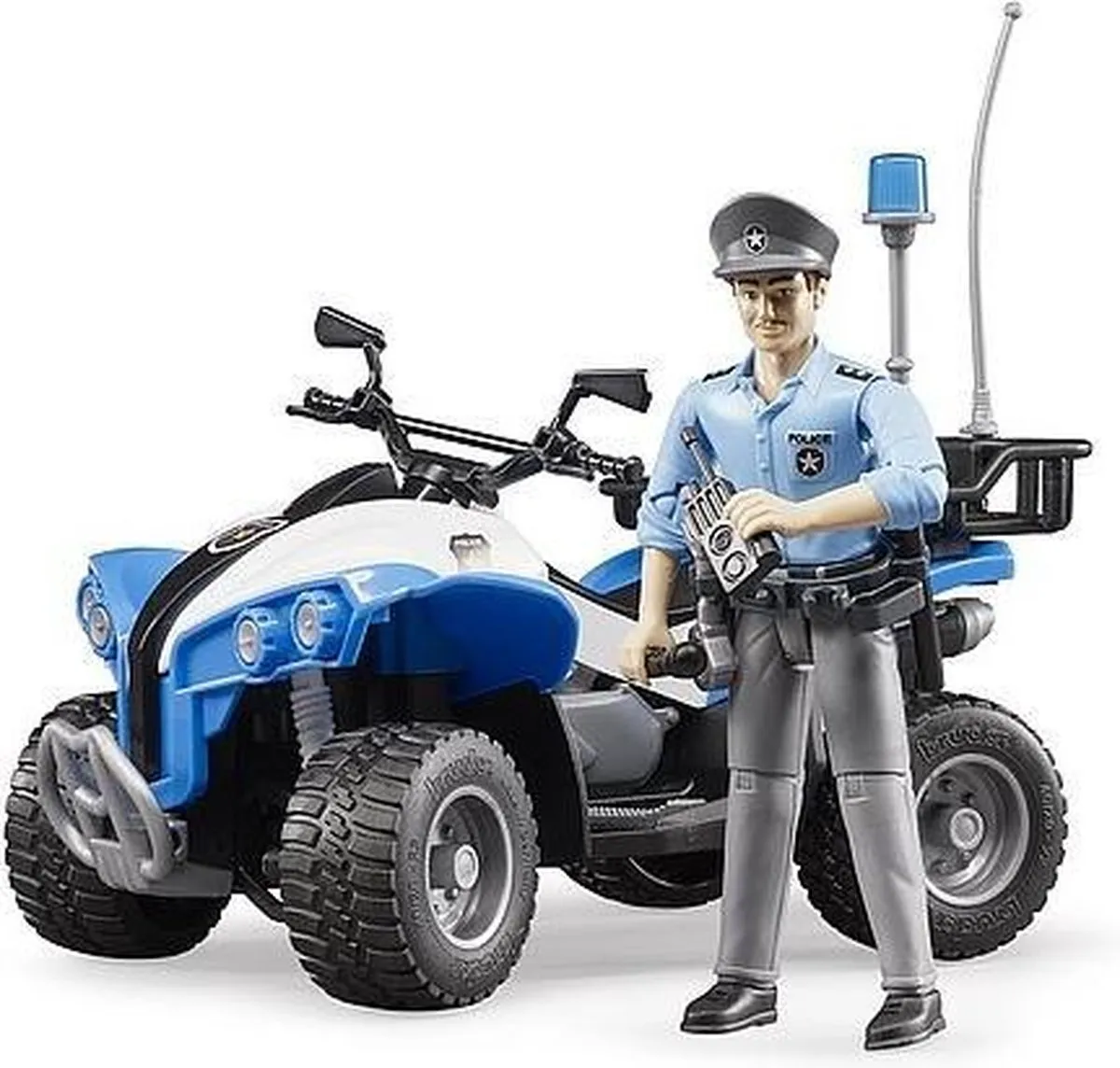 Bruder Politie Quad 63010 - Speelgoed met politievrouw