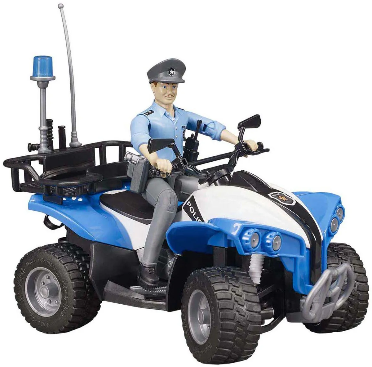 Bruder Politie Quad 63010 - Speelgoed met politievrouw