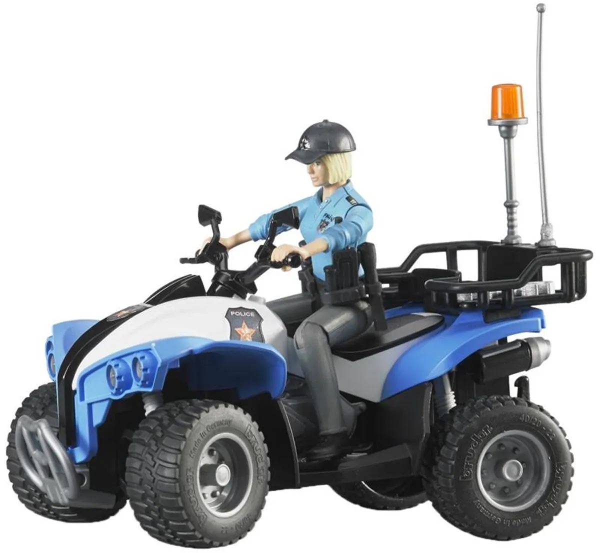 Bruder Politie Quad 63010 - Speelgoed met politievrouw
