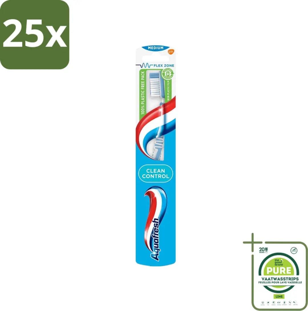 Aquafresh Tandenborstel Clean Control Medium