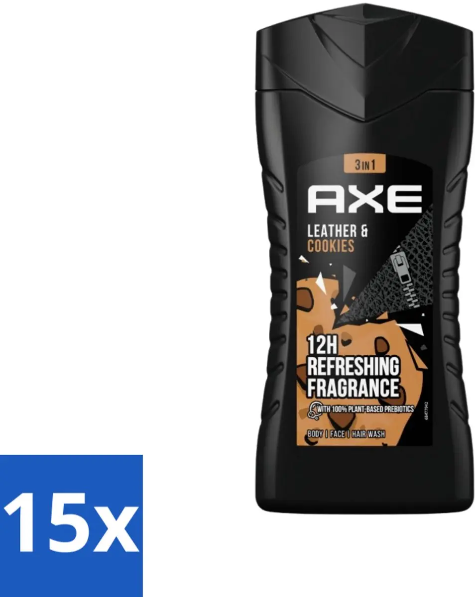 Axe Leather & Cookies 3-in-1 Douchegel 250ml