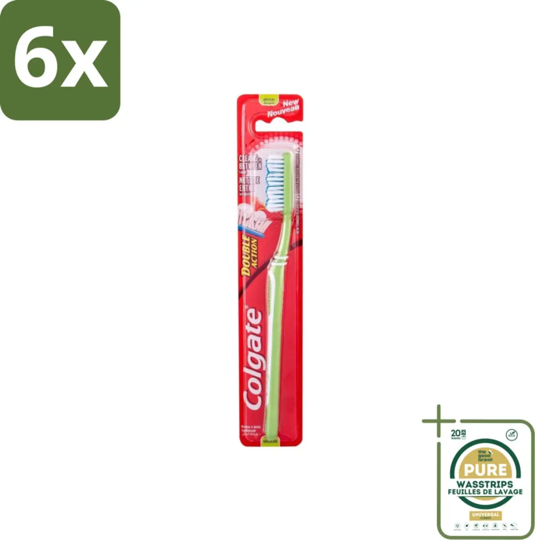Colgate Double Action Medium Tandenborstels