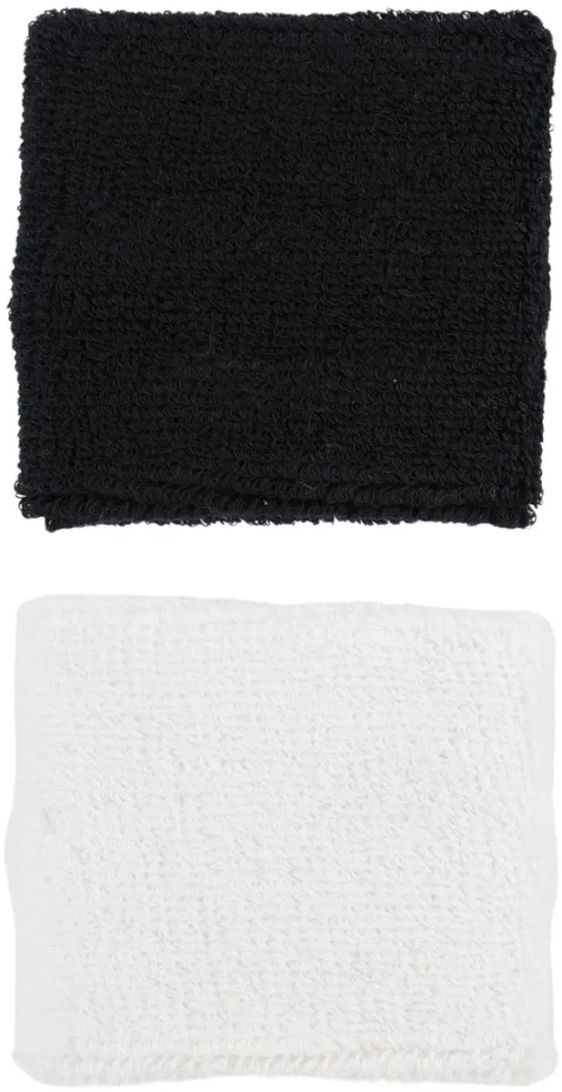 Nike Swoosh Classic Polsbandjes - 2 Stuks - Zwart/Wit