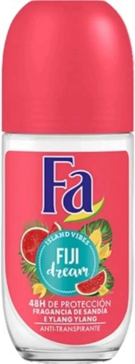 Fa Deodorant Roller Fiji Dream Watermeloen & Ylang Ylang 50ml - 5 Stuks
