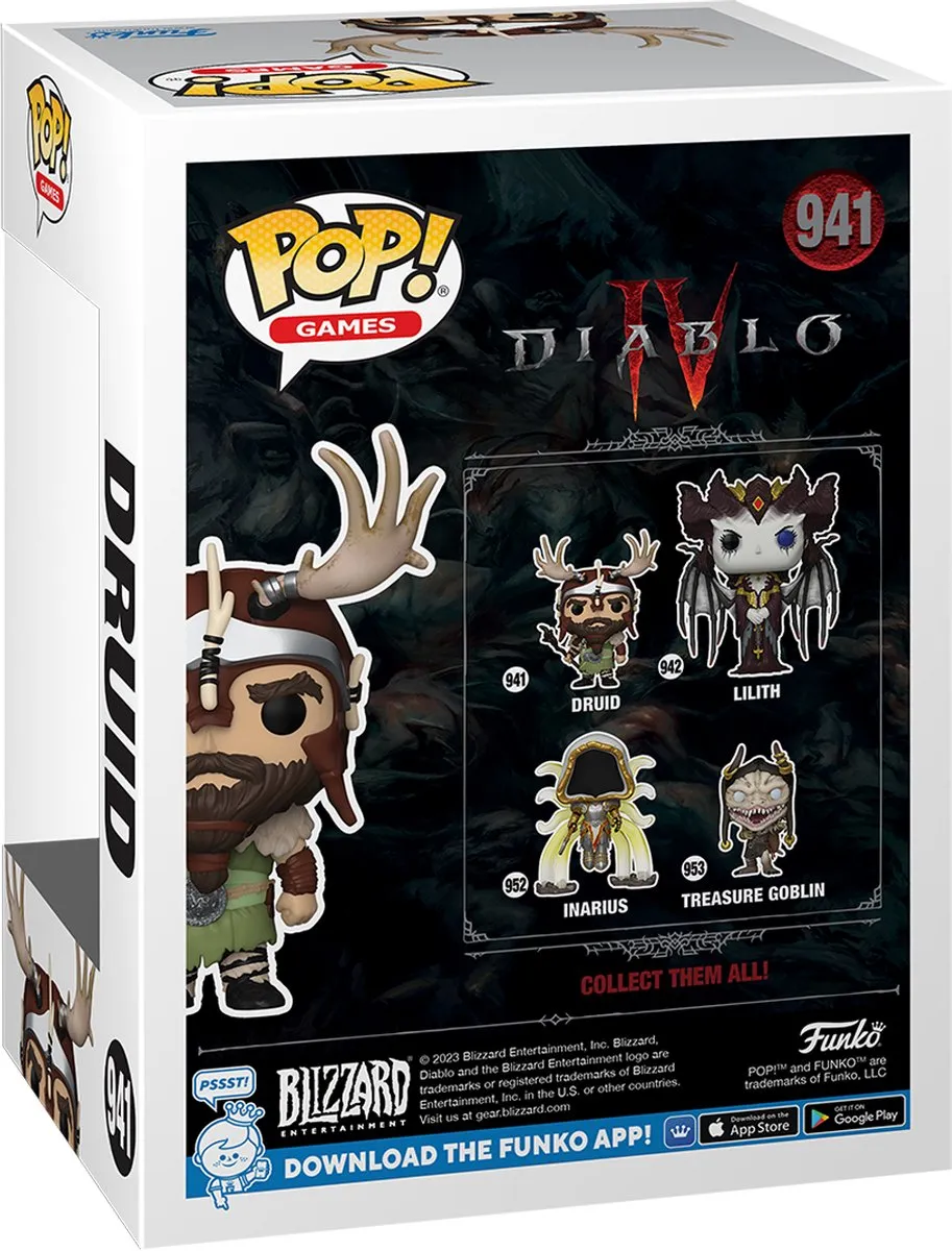 Funko Pop #941 Diablo 4 Druïde - Multi