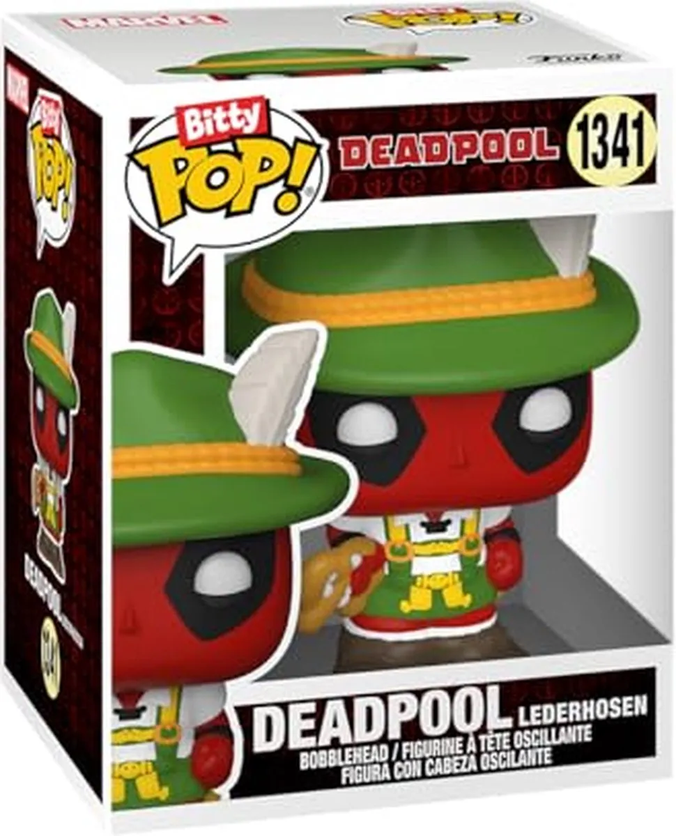 Funko Bitty Pop! Marvel Deadpool Backyard Griller - 4 Stuks - Rood
