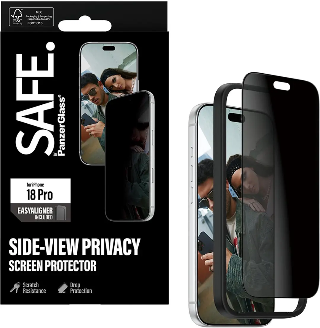 PanzerGlass SAFE Privacy Ultra Wide iPhone 15 Pro Max Screenprotector