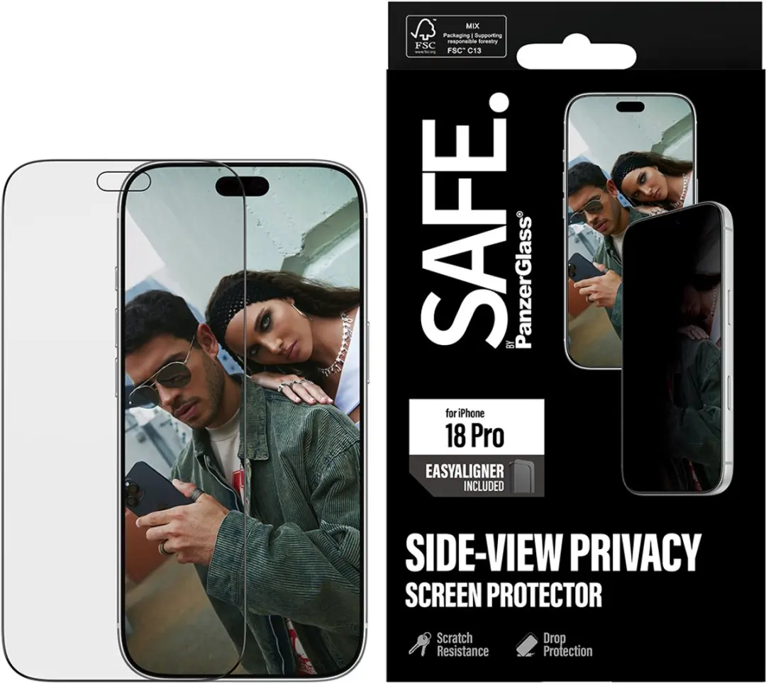 PanzerGlass SAFE Privacy Ultra Wide iPhone 15 Pro Max Screenprotector