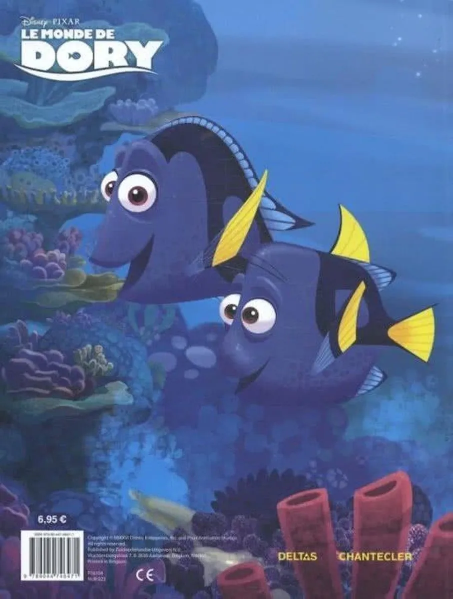 Disney Finding Dory Kleurboek Multicolor - 64 Pagina's