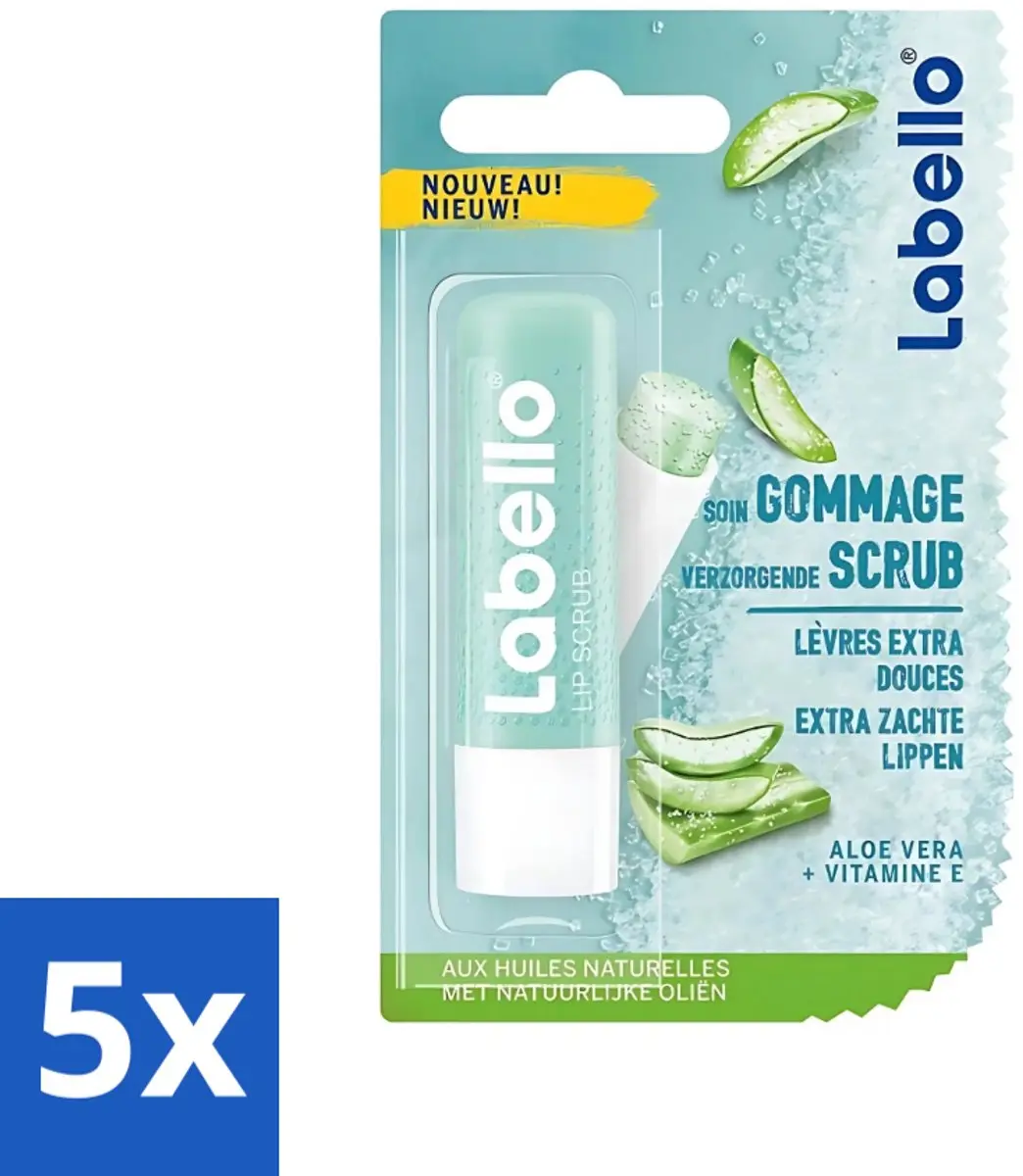 Labello Verzorgende Lipscrub Aloë Vera