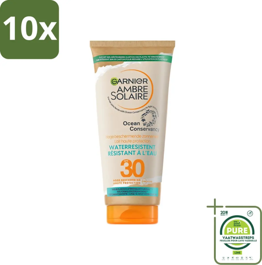 Garnier Ambre Solaire SPF 30 Waterresistente Zonnebrandmelk 175ml