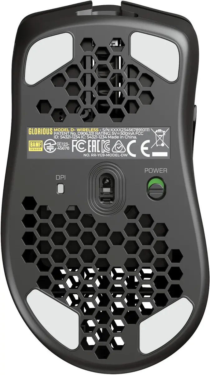 Glorious Model D-Wireless Muis - Zwart