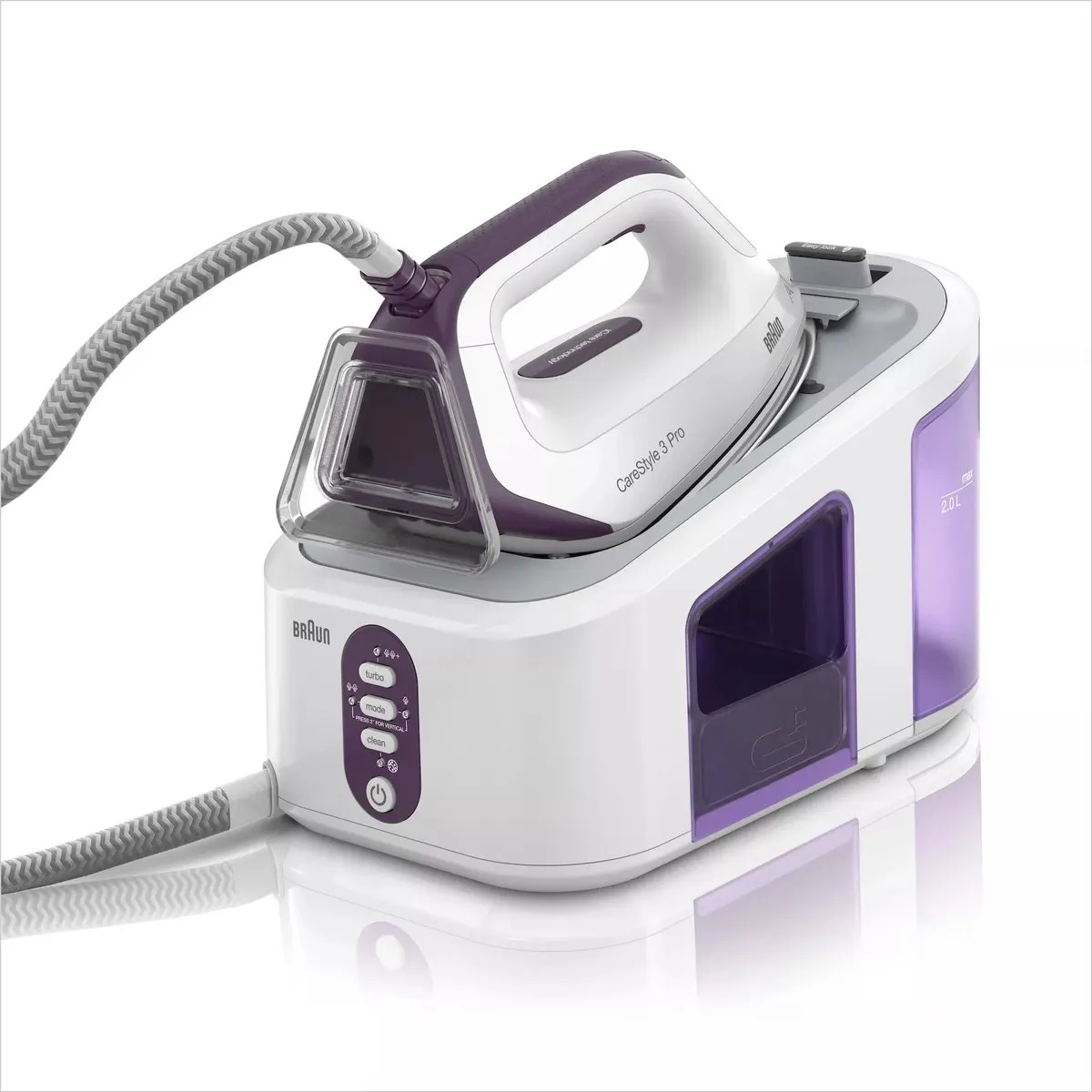 Braun IS3155VL Stoomgenerator - 2000ml - Paars - afbeelding 2 van 3