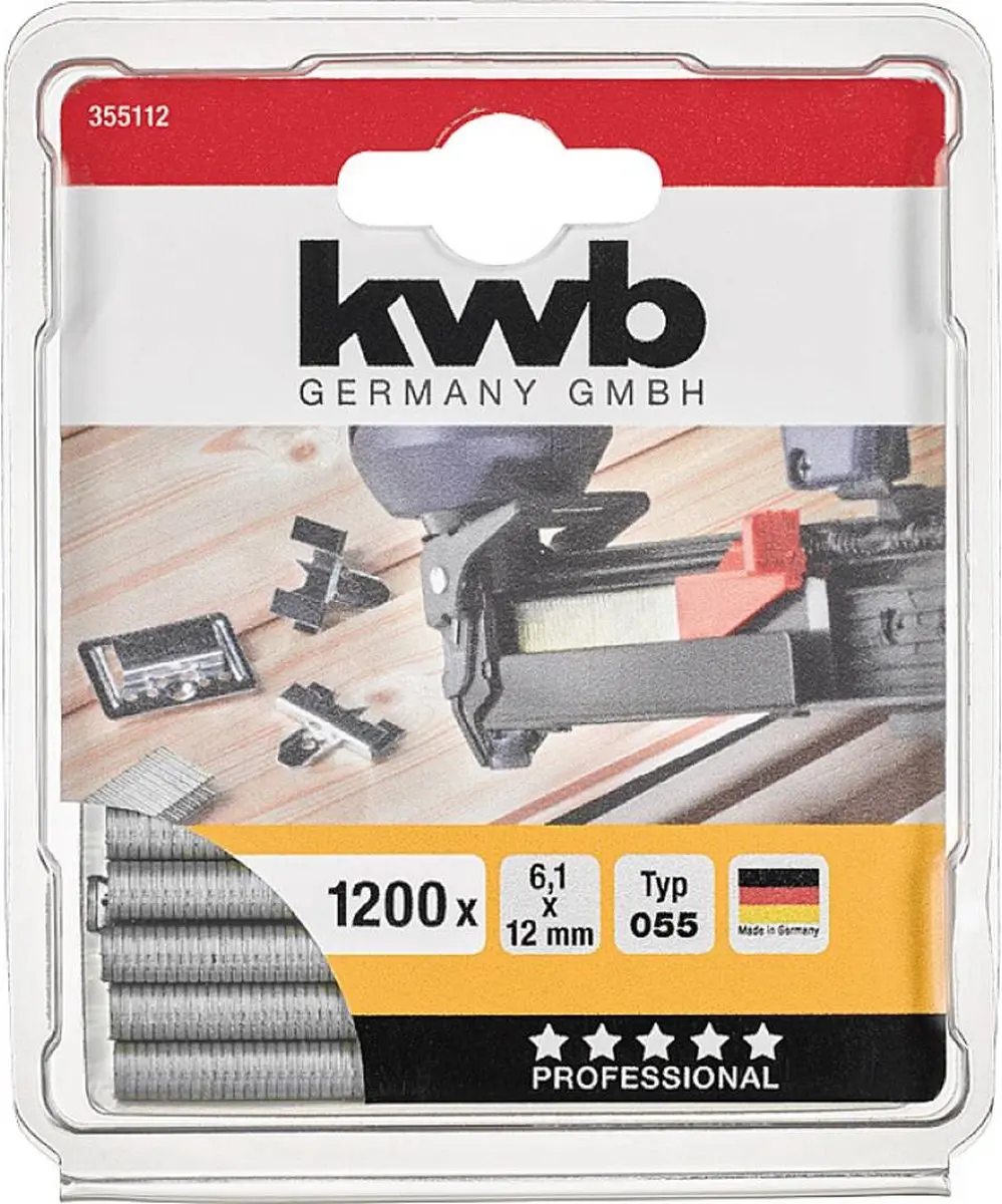 KWB Nieten Hard Type 055C 12mm - 1200 Stuks