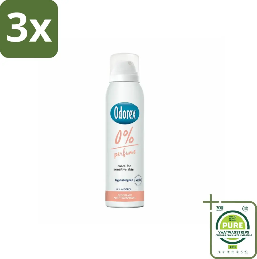 Odorex Deodorant Spray 0% Parfum 450ml