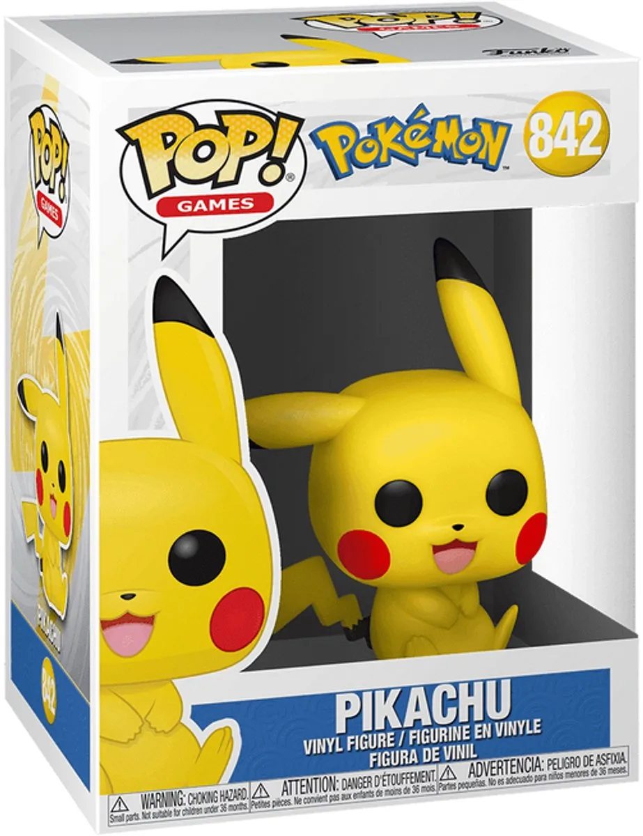 Funko Pop! Pokémon Pikachu Zittend - 56307 - Multi