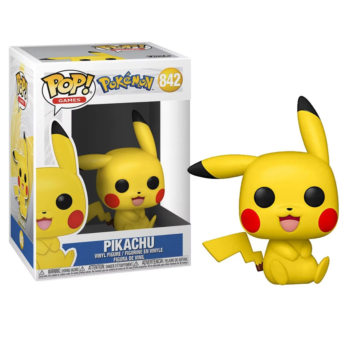 Funko Pop! Pokémon Pikachu Zittend - 56307 - Multi