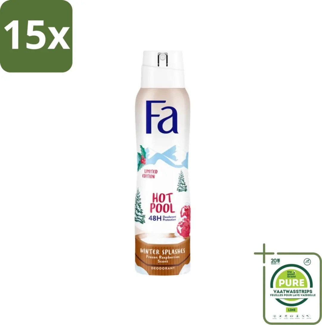 Fa Deospray Winter Splashes Frozen Raspberry