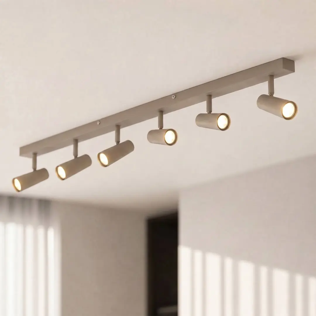 Lindby Buitenspot 6x GU10 Metaal - 10W - Koffiebruin